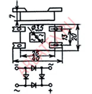 КЦ402И диодный мост фото 2 КЦ402И диодный мост фото 2