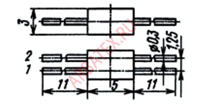 2ДС523А диодная сборка фото 2 2ДС523А диодная сборка фото 2