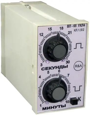 ВЛ-65 0.3-3/0.3-3мин 220В реле времени фото 3