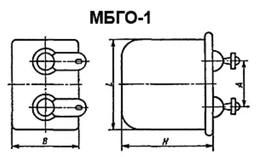 МБГО-1 400в 1 мкф фото 3