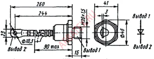 ВЧ2-200-9 диод фото 2
