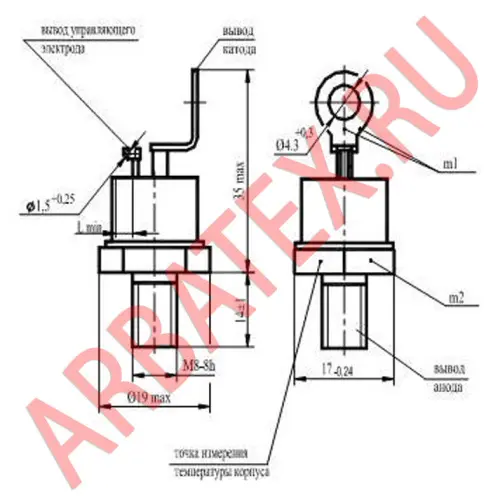 2Т132-50-10 тиристор фото 3