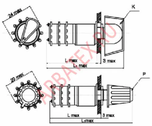 ПГ2-4-6П4НВ переключатель галетный фото 2 ПГ2-4-6П4НВ переключатель галетный фото 2