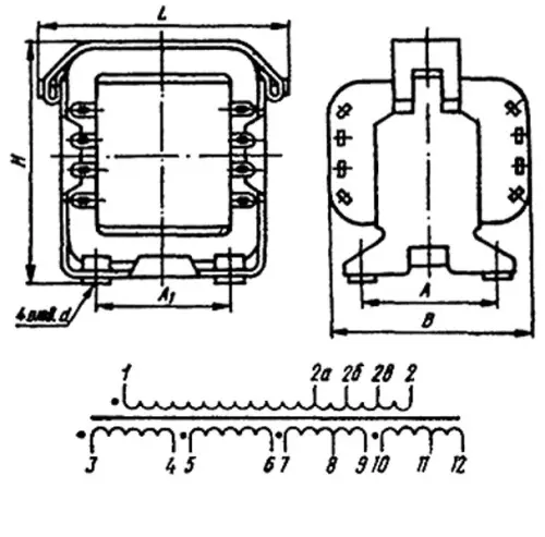 ТН40-115-400В трансформатор фото 3