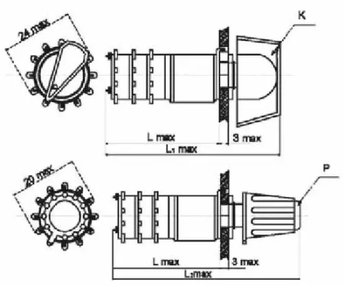 ПГ2-4-6П4НВ-Р переключатель галетный фото 3 ПГ2-4-6П4НВ-Р переключатель галетный фото 3