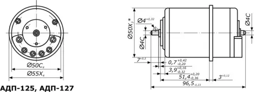 АДП-125 электродвигатель фото 3