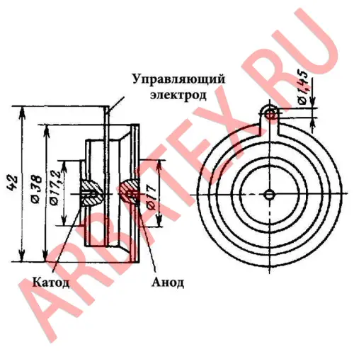 КУ108Р тиристор фото 3