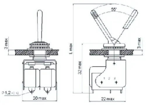 ПТ8-12В тумблер фото 2 ПТ8-12В тумблер фото 2
