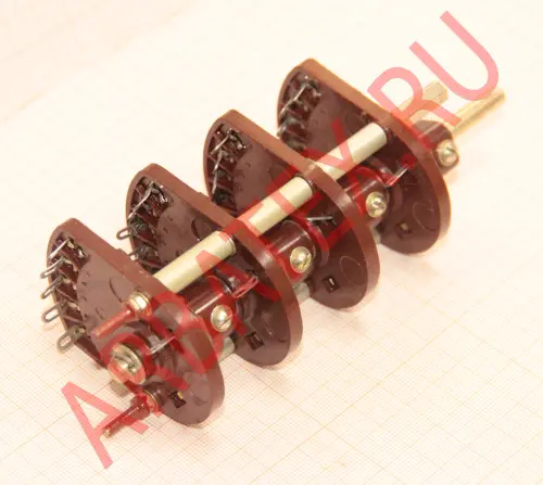 ПЩ-5П4Н1 переключатель щеточный фото 3 ПЩ-5П4Н1 переключатель щеточный фото 3