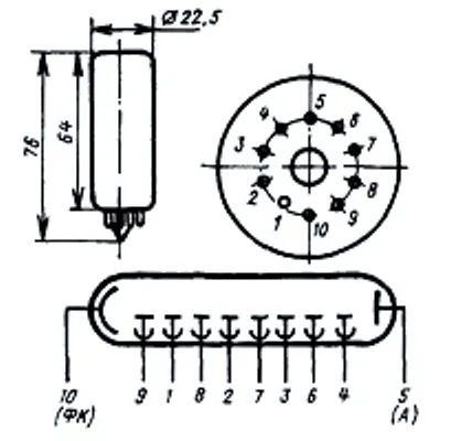 ФЭУ-31 фотоумножитель фото 3 ФЭУ-31 фотоумножитель фото 3