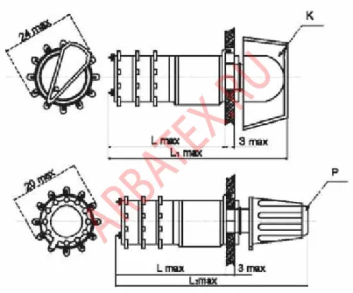 ПГ2-22-2П8НВК переключатель галетный фото 3 ПГ2-22-2П8НВК переключатель галетный фото 3