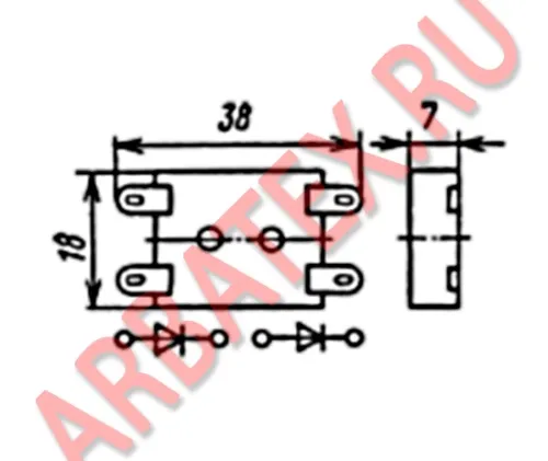 КЦ205А диодный столб фото 3 КЦ205А диодный столб фото 3