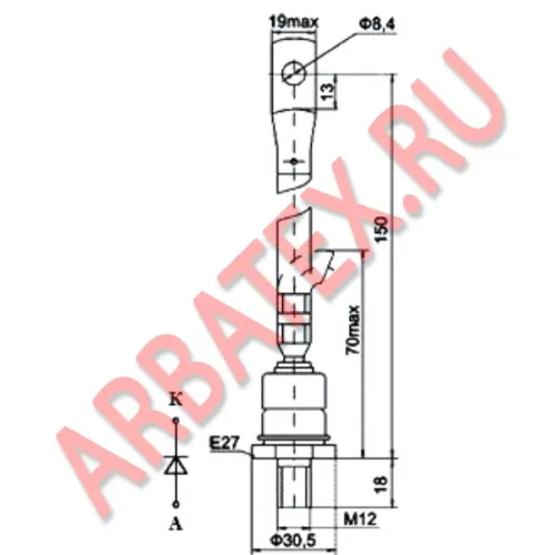 2Д151-125-10 диод фото 3