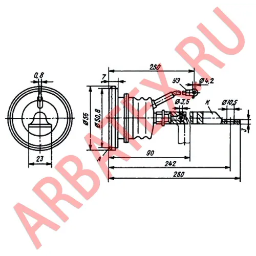 ТБ2-160-12-455 тиристор фото 2 ТБ2-160-12-455 тиристор фото 2