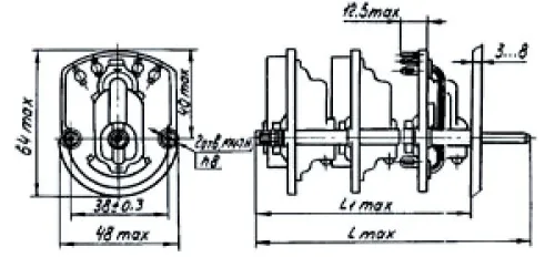 ПЩ-5П4Н1 переключатель щеточный фото 6 ПЩ-5П4Н1 переключатель щеточный фото 6
