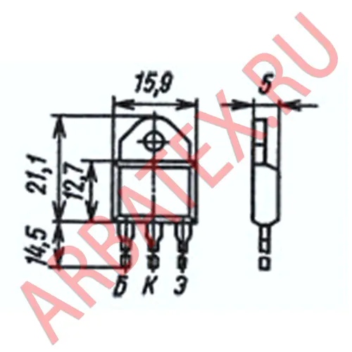 КТ890А2 транзистор фото 3
