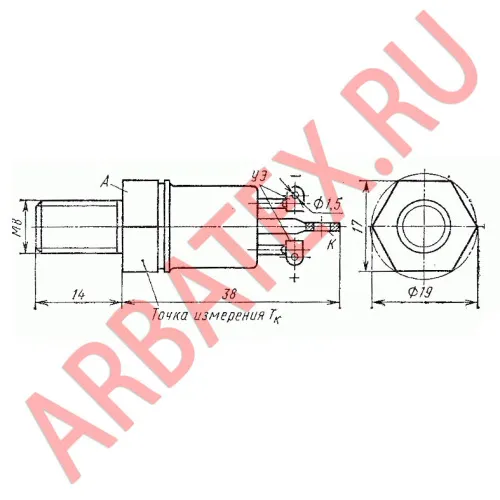 ТСО132-25-12 тиристор фото 3 ТСО132-25-12 тиристор фото 3
