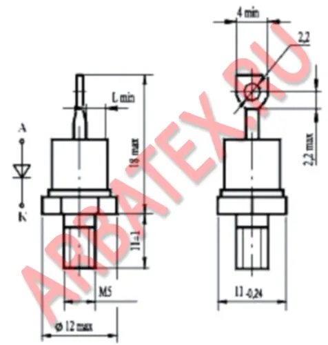Д112-10Х-1 диод фото 5